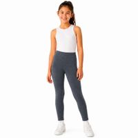 Pantalón Leggings Calentador Térmico Panty Leggins para Niña Talla XXL Gris