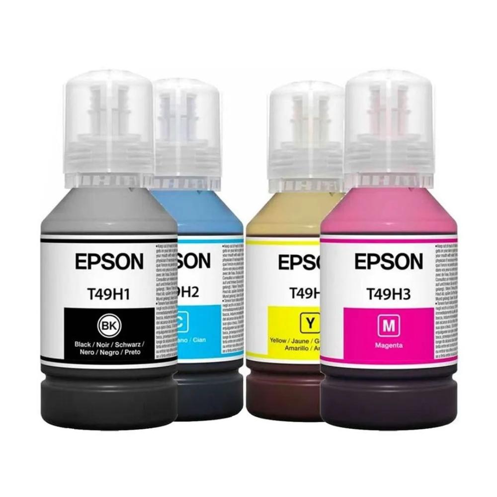 Kit de Tintas Originales Epson T49H (4 colores) 140ml para SureColor SC-T3100X/T3170X