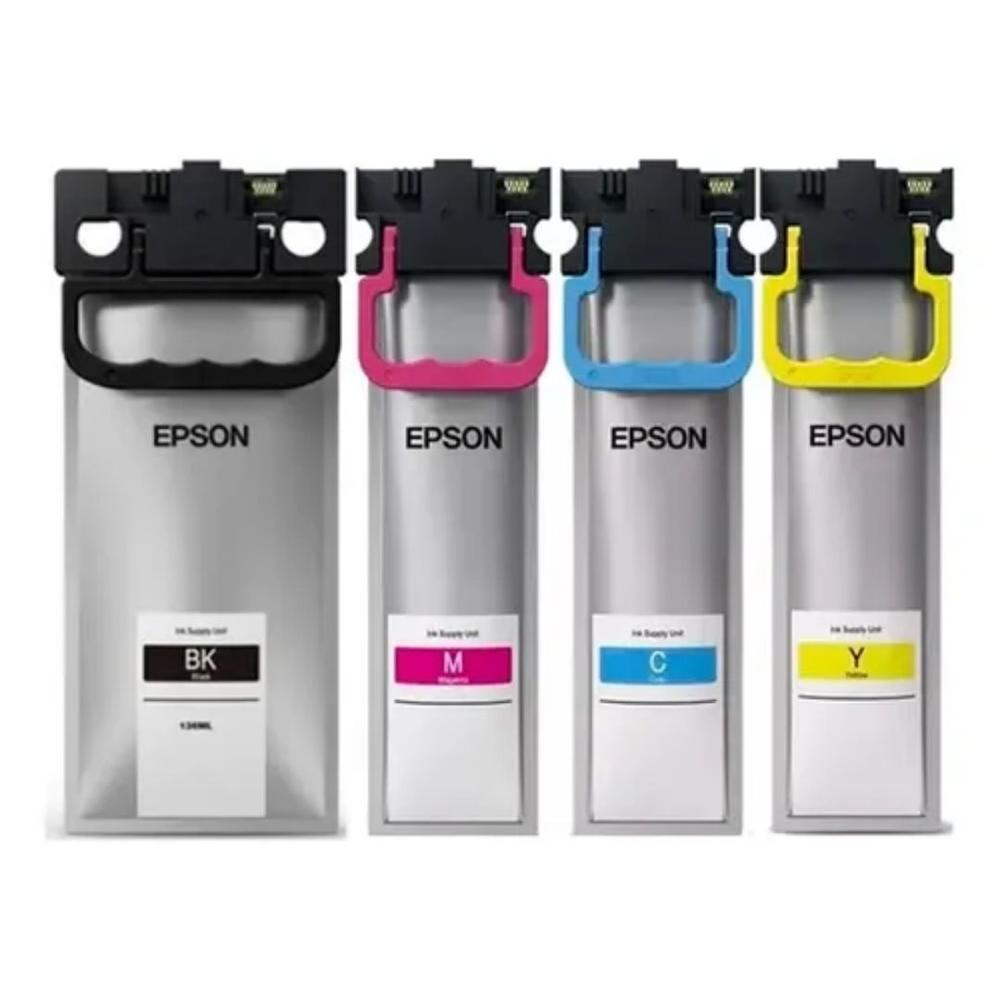 Kit de Tintas Epson Negro T942 Alta Capacidad 136ml + Cian/Magenta/Amarillo T941 38ml