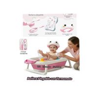 Bañera para Bebe Plegable con Termometro y Accesorios