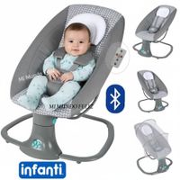 Silla Nido Mecedora para Bebe Automatica Deluxe a Control
