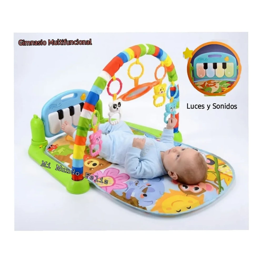 Gimnasio para Bebe Piano Pataditas Musical Verde