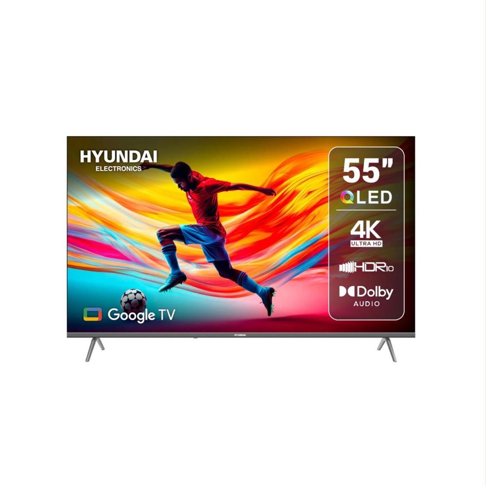 Televisor Hyundai 55 QLED Smart Tv Google 4K UHD HYLED5529QFG
