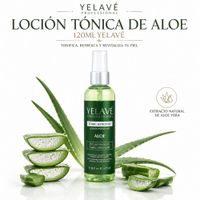 LOCIÓN TÓNICA DE ALOE 120ML YELAVÉ