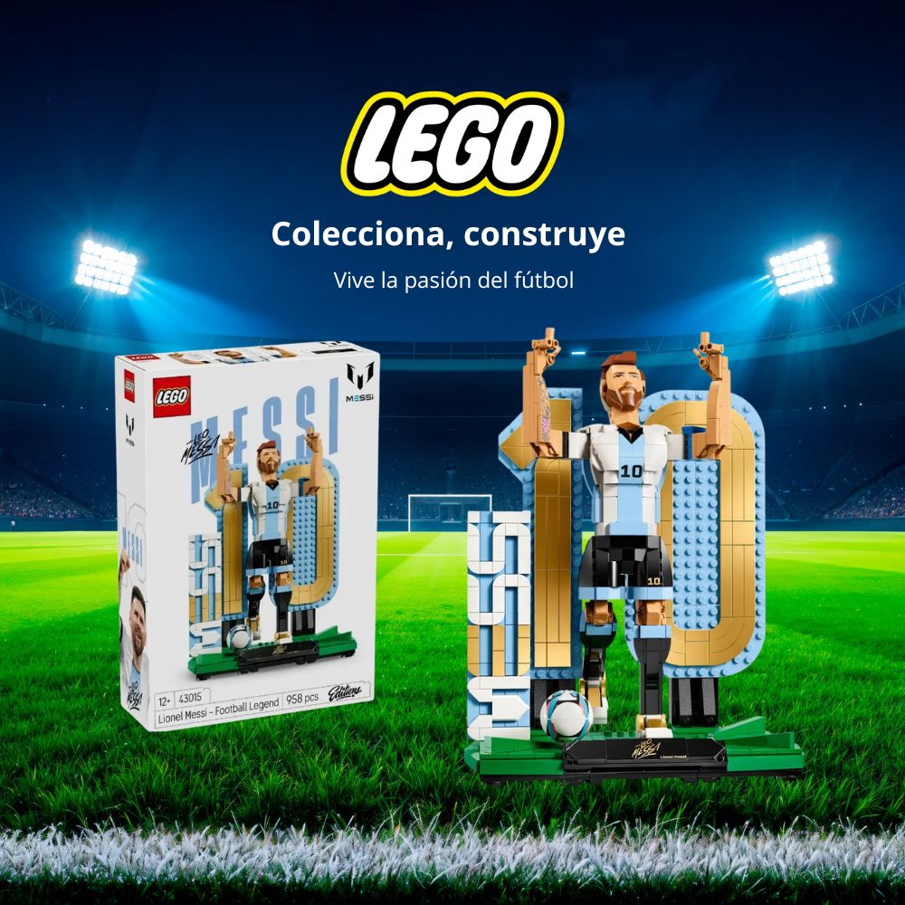 LEGO LEYENDA DEL FÚTBOL LIONEL MESSI ORIGINAL