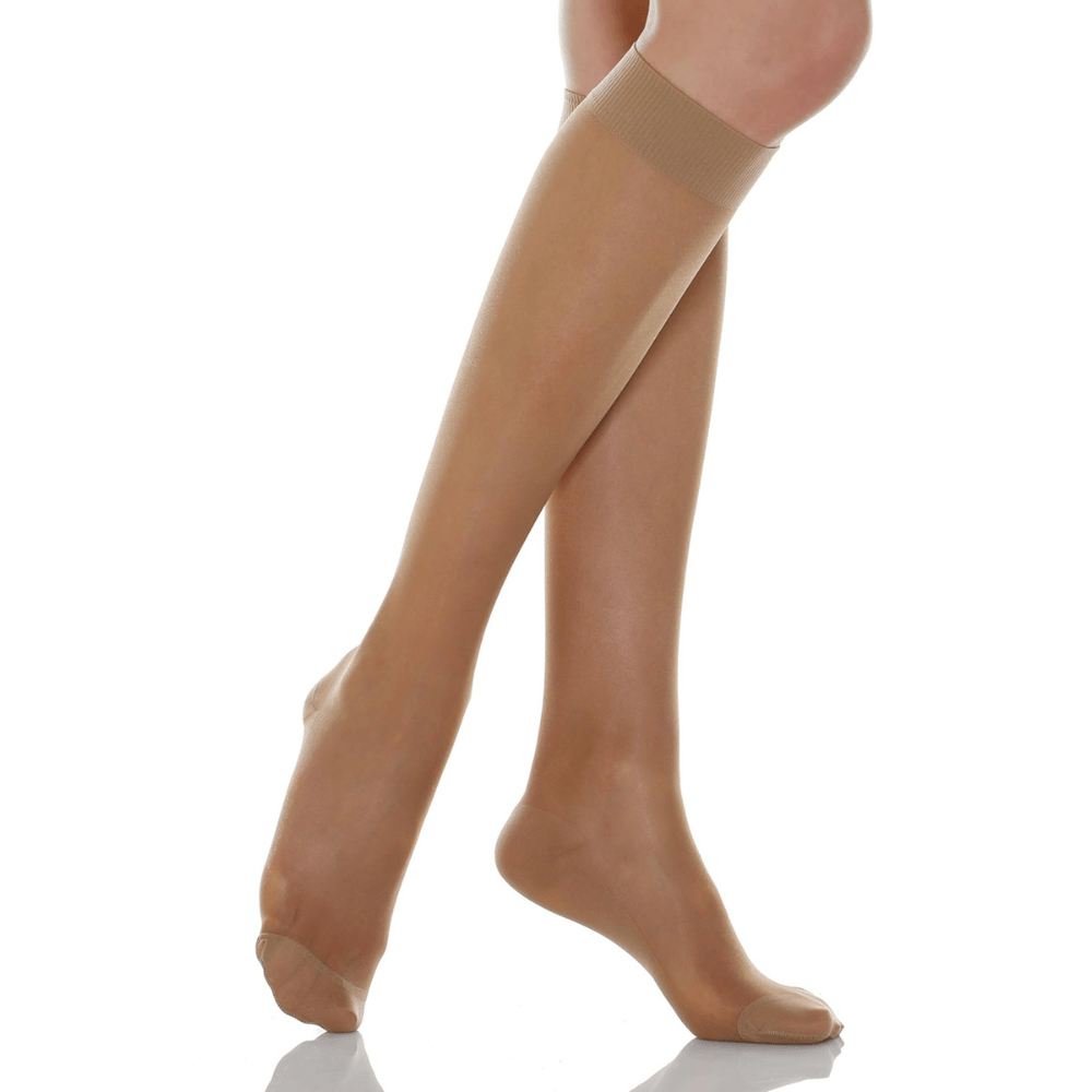 Media de Compresión Graduada Relaxsan Basic 750 Rodilla 12 - 17 mmHg Piel - Talla L