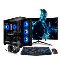 COMPUTADORA PC GAMER  PLUS CORE I5 12400F 16GB 500GB 24 RTX3050 6GB MI PC LISTA MIPCLISTA - PCGAMER