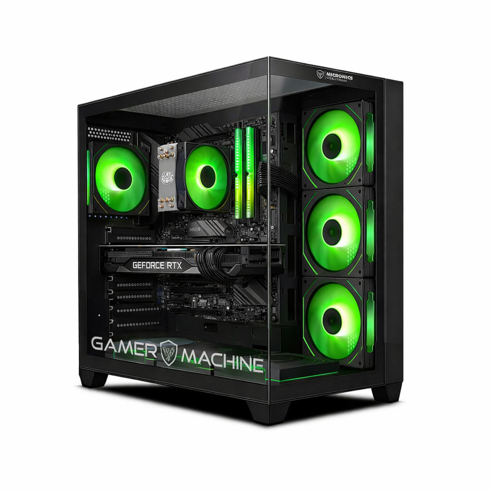 CPU Gamer Intel Core i7 12700F 16gb 500GB RTX5060 8GB Mipclista GREEN COMPUTADORA