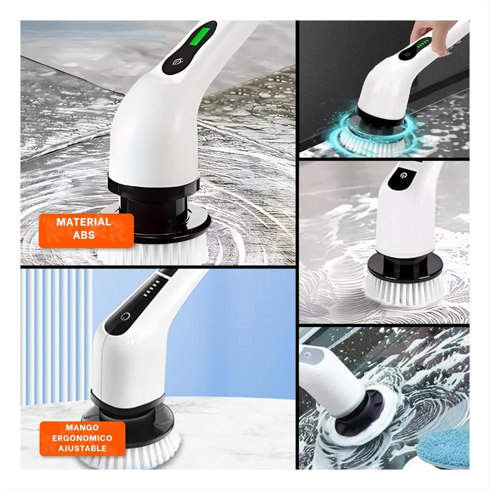 Limpiador de Limpieza Electrico Blanco 7 en 1 para Casa Uso Diario y Comodo Y Ligas Regalo
