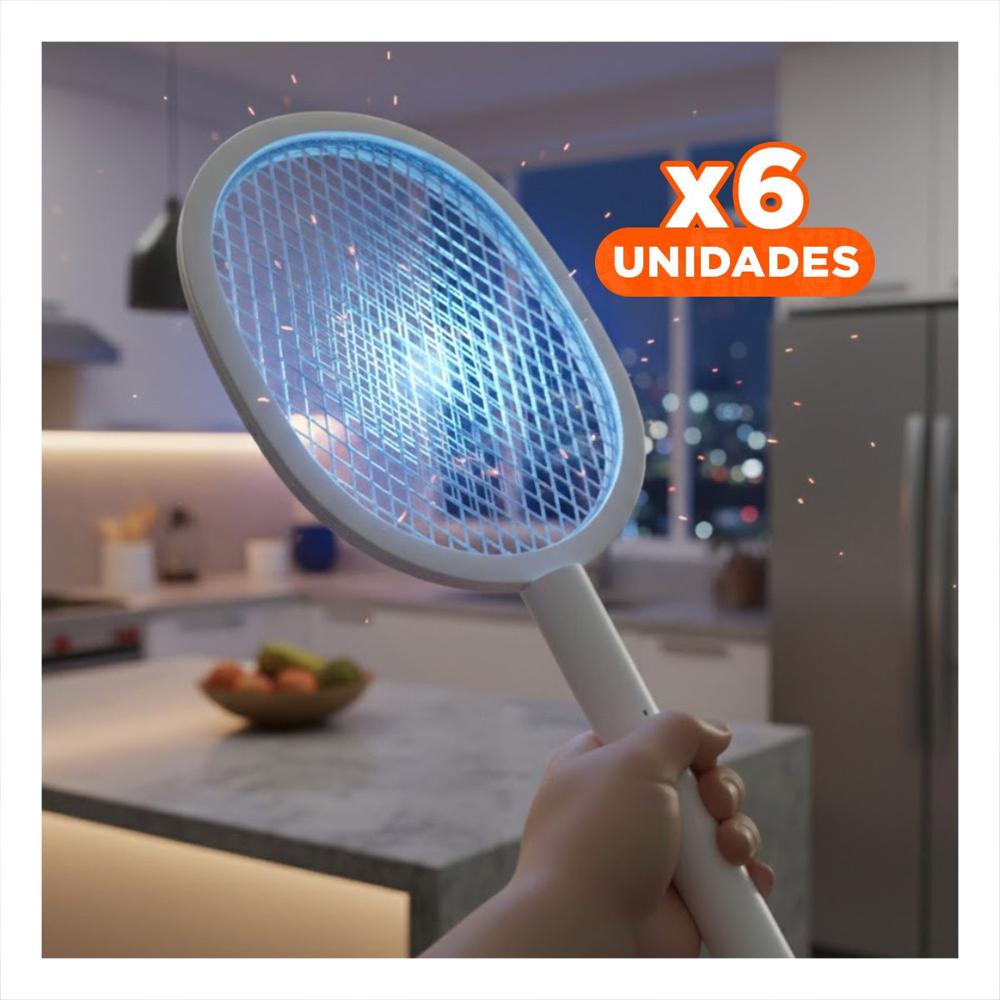 Pack6 Herramienta Electrica Mosquitera con Base para Ambientes Interiores Y Papel Regalo