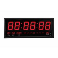 Reloj Gigante Digital LED de Pared a Control Remoto Adorno Hogar Oficina JH6046