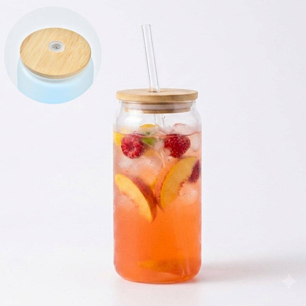 Vaso Nórdico Neón de Vidrio 500 ml Rojo 128RJ09