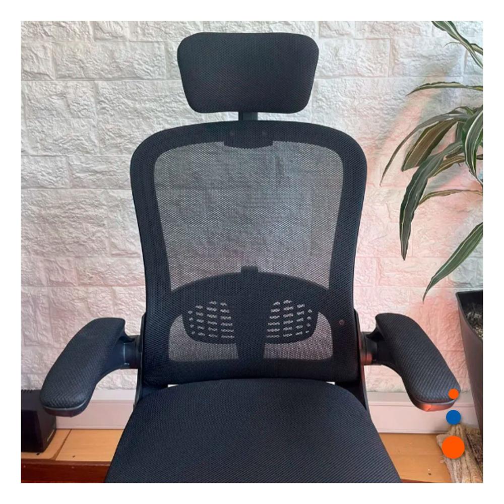 Sillon de Escritorio para Oficina con Estilo Clasico y Funcional Negro Y Papel Regalo