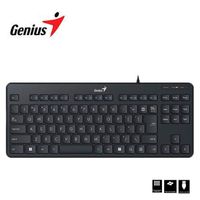 Teclado Genius LuxeMate 110 Compacto Multimedia USB Español Negro