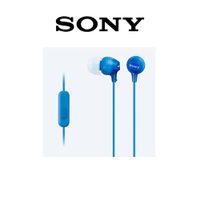 Audífonos In Ear Sony MDR-EX15AP con Micrófono 3.5 mm Sonido Potente Azul