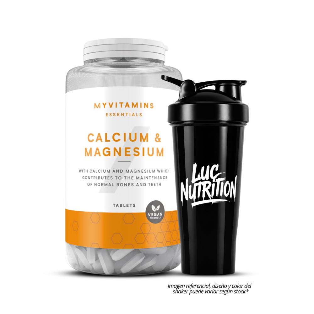 Calcio y Magnesio Myprotein 90 Tabletas - Shaker