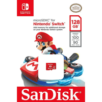 Memoria Micro SDXC SanDisk 128GB Nintendo Switch U3 V30 100MB/s