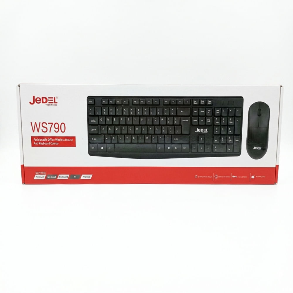 KIT COMBO TECLADO Y MOUSE INALÁMBRICO  WS790