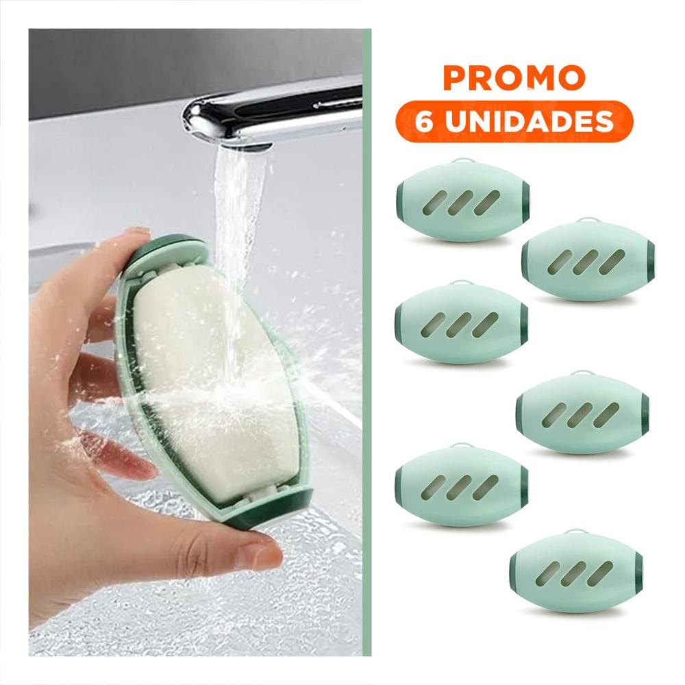 Pack6 Limpiador Quita Pelusa Reutilizable Verde Para Ropa Y Muebles Y Regalo Sticker