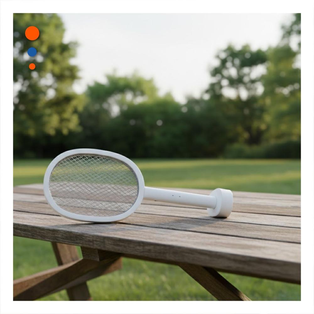 Paleta Mosquitera con Base para Eliminacion de Insectos en Ambientes del Hogar Y Papel Regalo