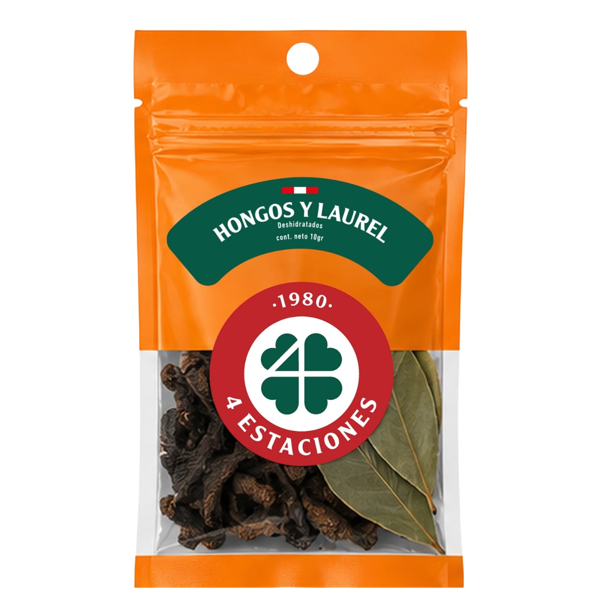 Hongos y laurel 4 ESTACIONES Sobre 10Gr