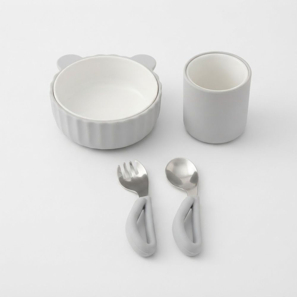 Set de Alimentación de Cerámica x4 Piezas Plomo