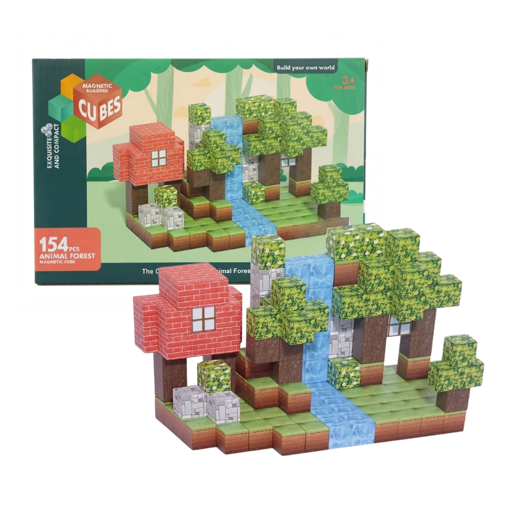 Juguete Set de Bloques Animal Forest de 154 Pcs