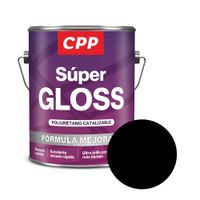 Esmalte Super Gloss CPP Negro Mate 1 galón