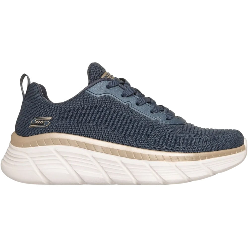 Zapatilla Skechers Bobs B Flex Hi - Flying Hi 117385NVGD Azul 6