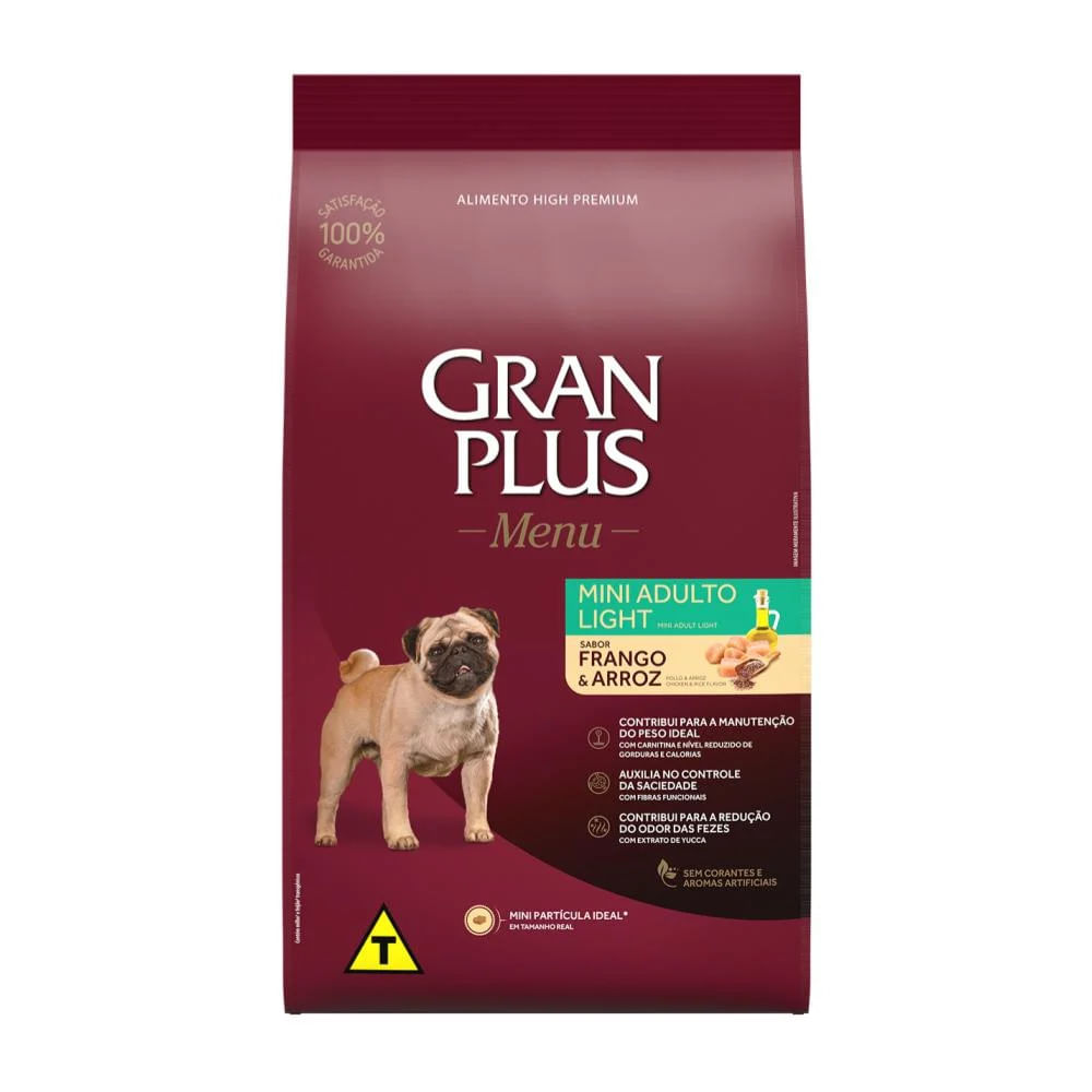 GRAN PLUS MENU MINI ADULTO LIGHT - POLLO Y ARROZ - 10.1kg