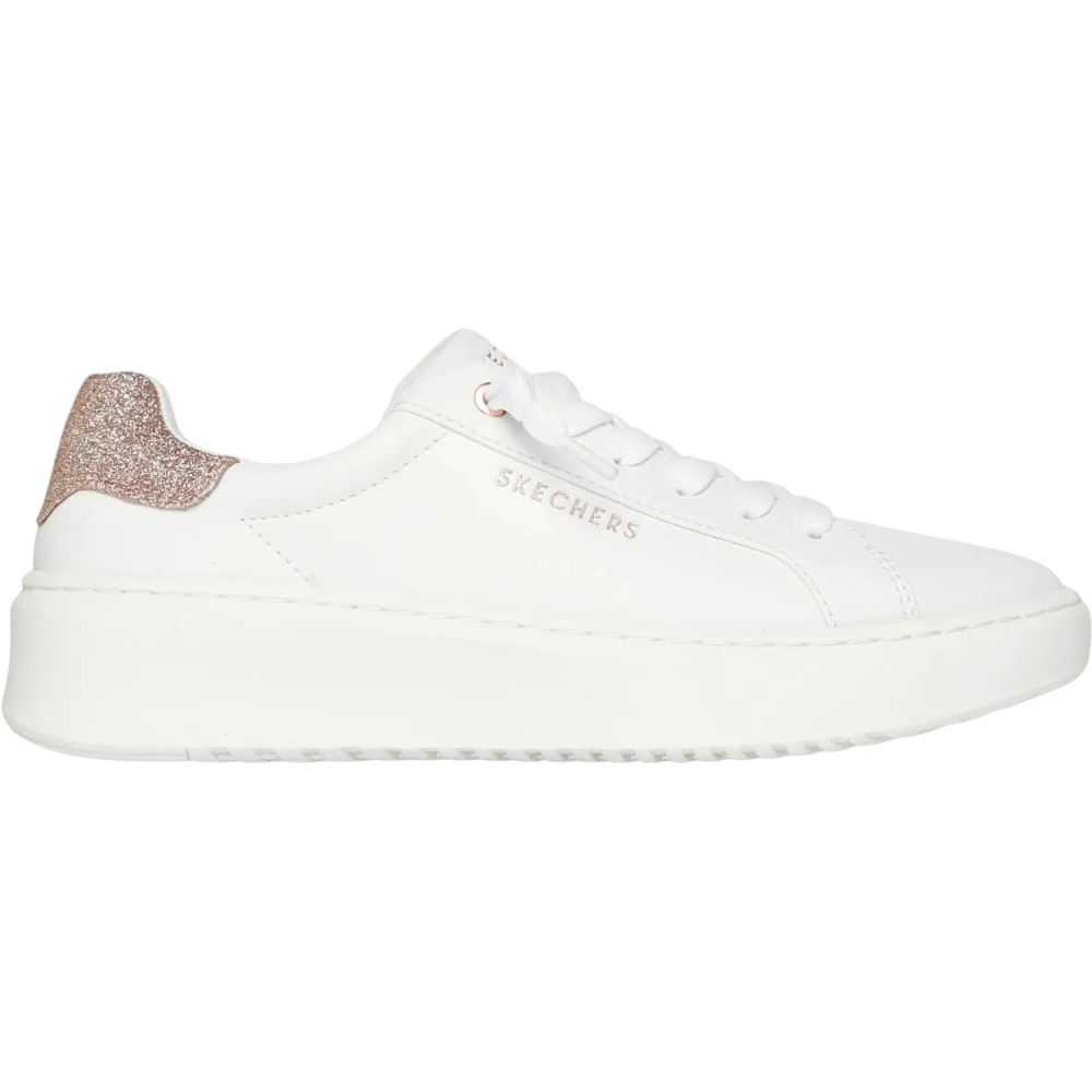 Zapatilla Skechers Court Break - Mini Glitzer 177317WHT Blanco 6