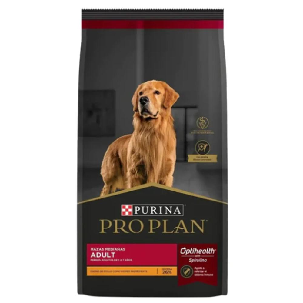 PRO PLAN ADULTOS RAZA MEDIANA - POLLO - 3kg