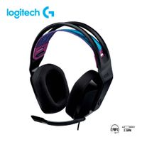 Audífonos Gamer Logitech G335 con Micrófono Diadema Ajustable 3.5 mm Negro