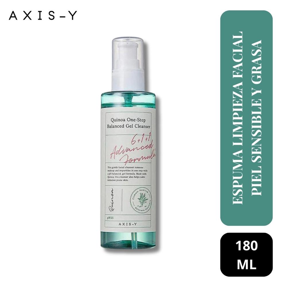 Espuma Limpieza Facial Piel Sensible y Grasa - Quinoa One Step Balanced Gel Cleanser 180ml