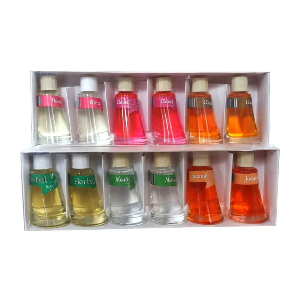 ESENCIAS AROMÁTICAS DE 12ML X 12 UND