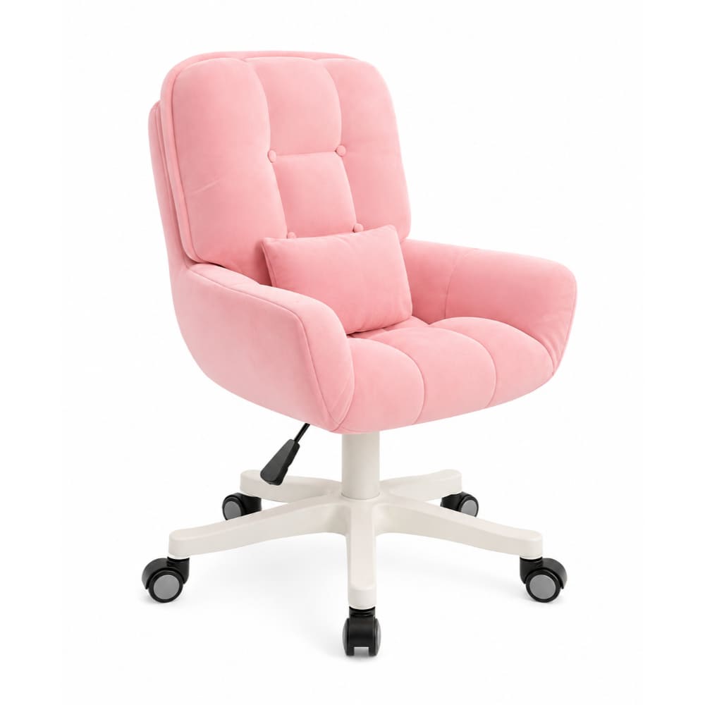 Silla de Tocador Computador Altura Ajustable Giratoria 360° Hogar Dormitorio A7469A