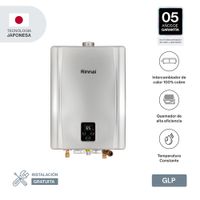 Calentador a gas GLP 17 Litros Rinnai