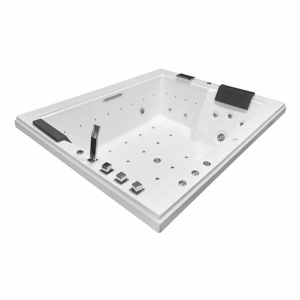 Jacuzzi profesional 1.85 x 1.50 x 0.51 cm Blanco