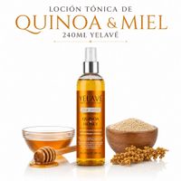 LOCIÓN TÓNICA DE QUINOA Y MIEL 240ML YELAVÉ