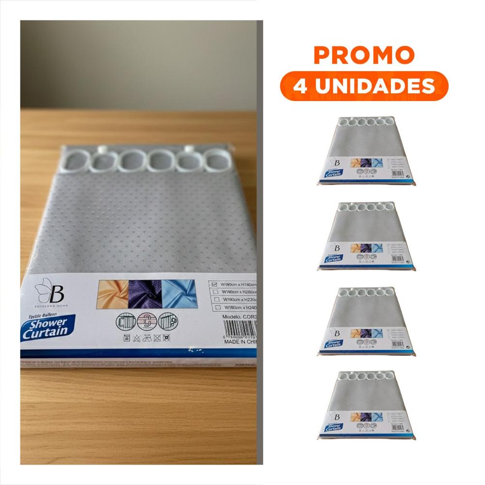 Pack4 Cubierta de Area de Ducha con Patron Triangulos sobre Plomo 180x180cm