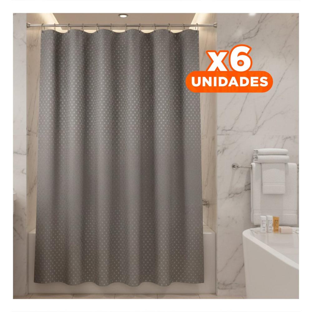 Pack6 Proteccion Plomo para Area de Ducha con Patron Triangulos 180x180cm