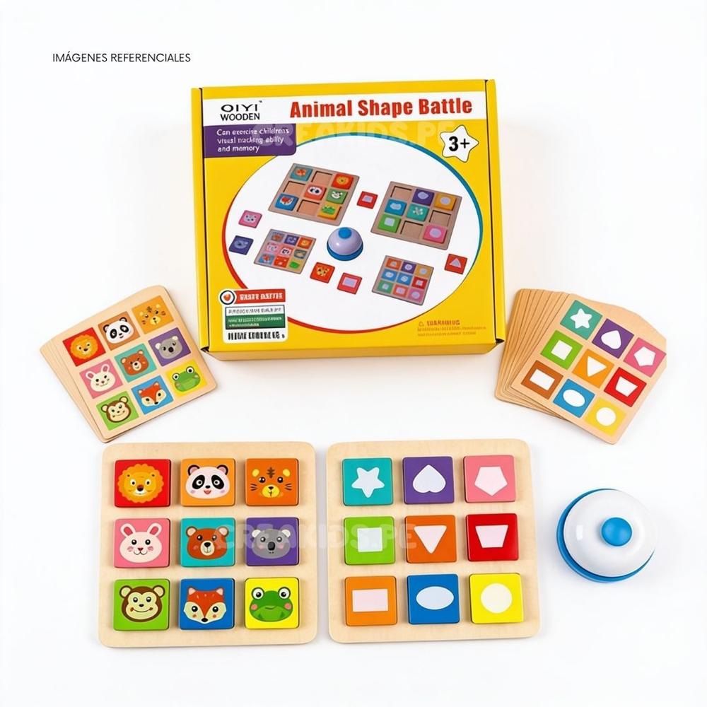 Juego de Memoria para Niños Educativo de Mesa 2 Jugadores