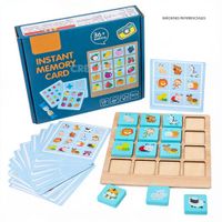 Juego de Memoria con Fichas y Reloj de Arena Juguete Educativo Infantil