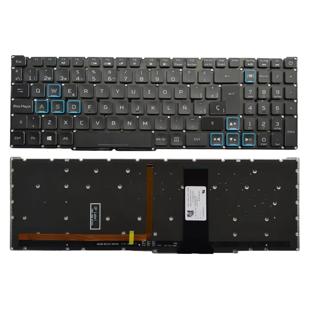 Teclado Original ACER Predator Helios 300 PH315-52 PH317-53 PH317-54