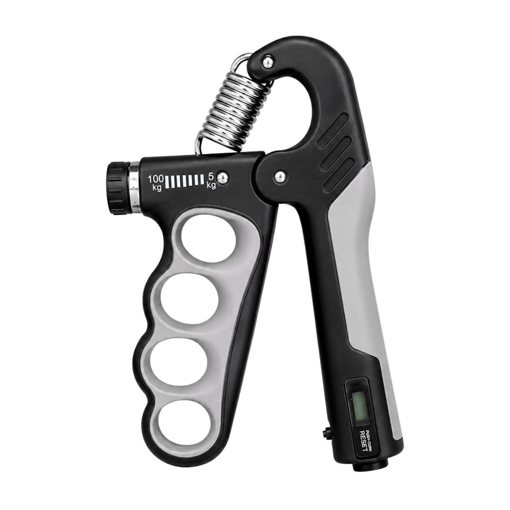 Hand Grip Negro 100 kg con Contador