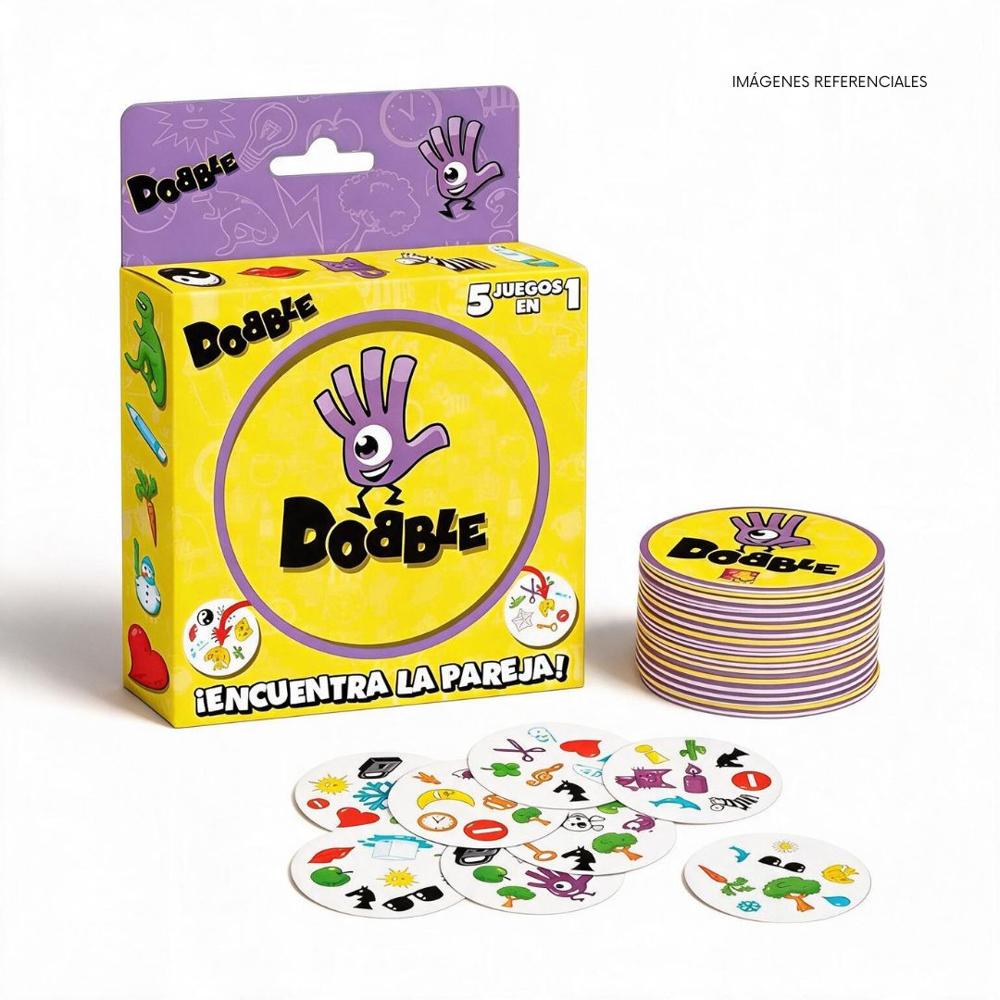 Juego de Mesa Dobble cartas de Rapidez Mental para toda la familia