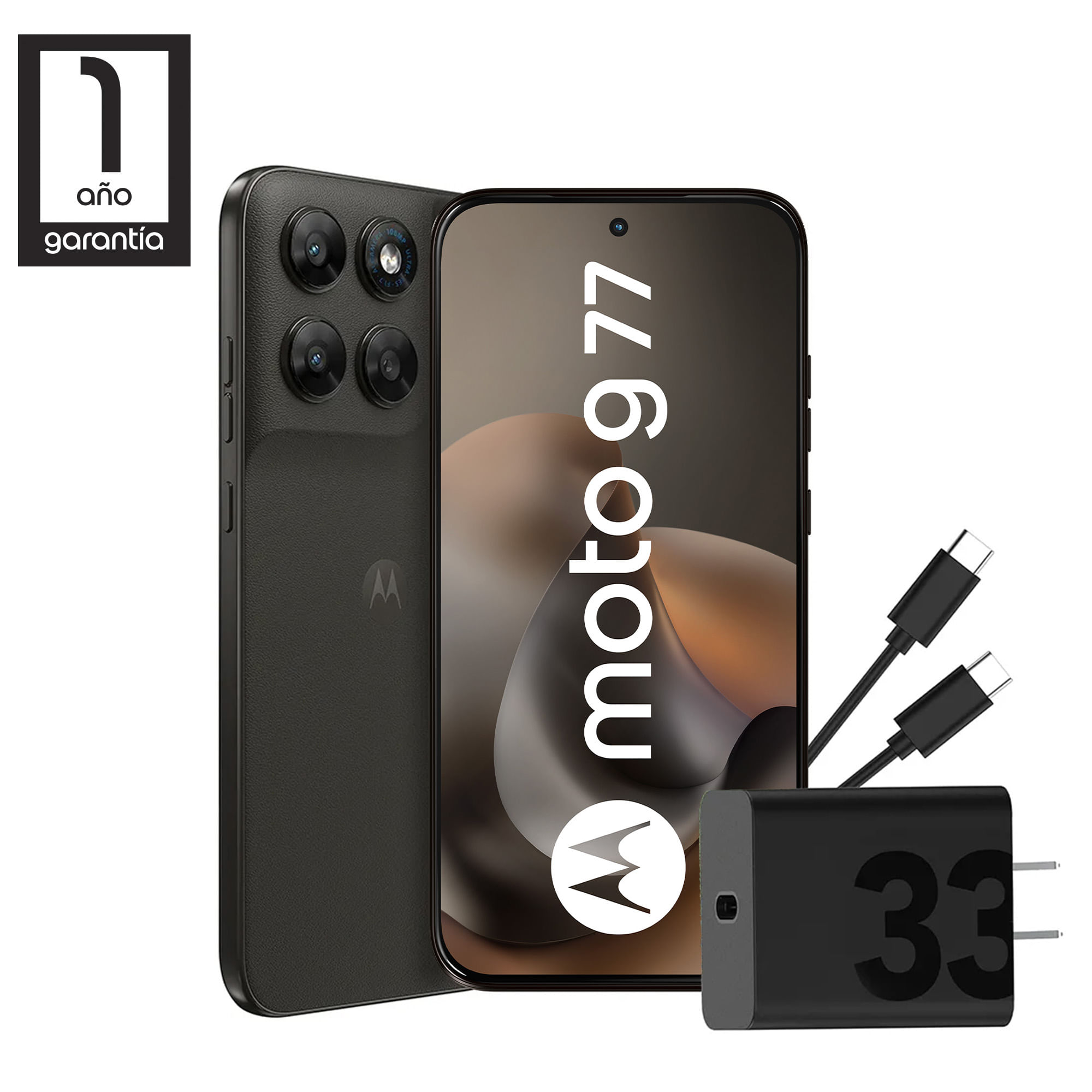 Smartphone MOTOROLA G77 6.8"" 8GB 256GB 108MP+8MP Negro