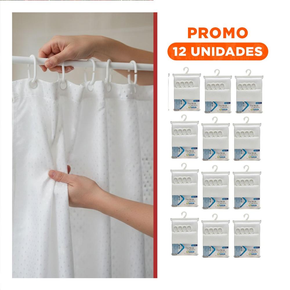 Pack12 Panel Blanco para Area de Ducha con Medidas 180x180cm y Patron Triangulos