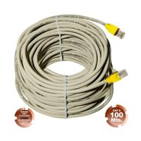 Cable de Red UTP Cat 6  Gris Cobre 100 Metros SATRA