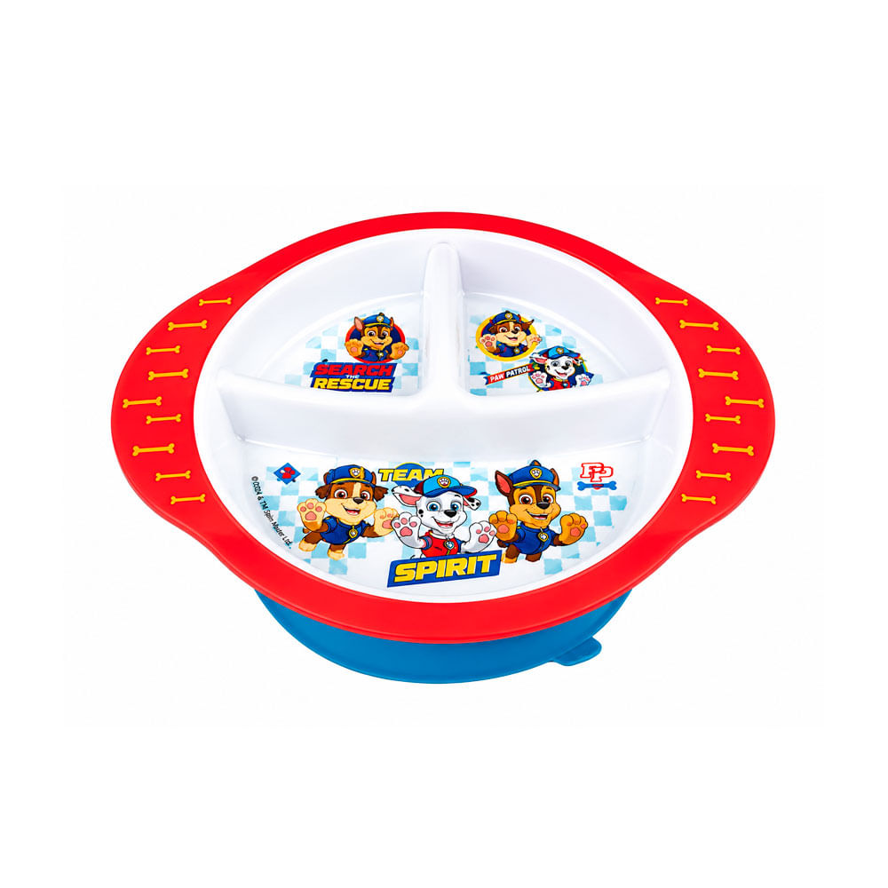 Vajilla Plato Paw Patrol Division antideslizante Scool 705340